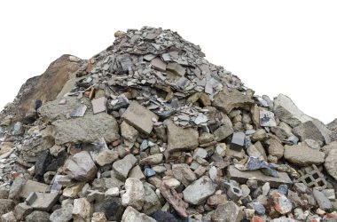 Concrete Debris pile